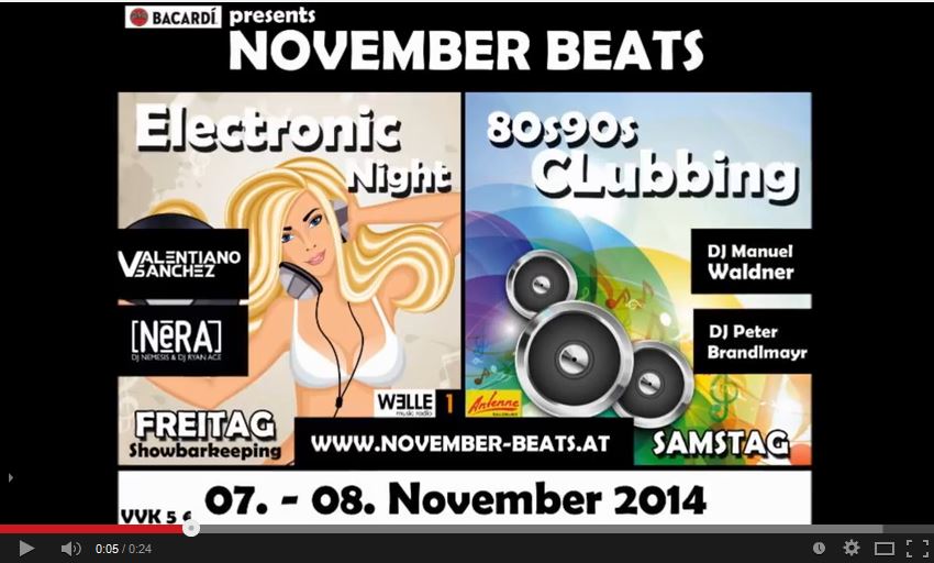 November Beats 2014 – Stockhalle Mondsee (07.-08.11) VIDEO